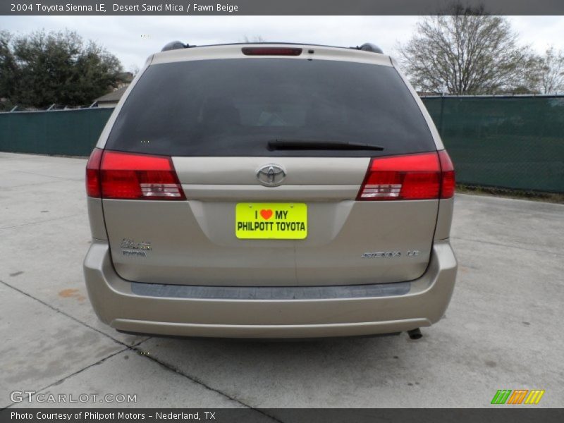 Desert Sand Mica / Fawn Beige 2004 Toyota Sienna LE