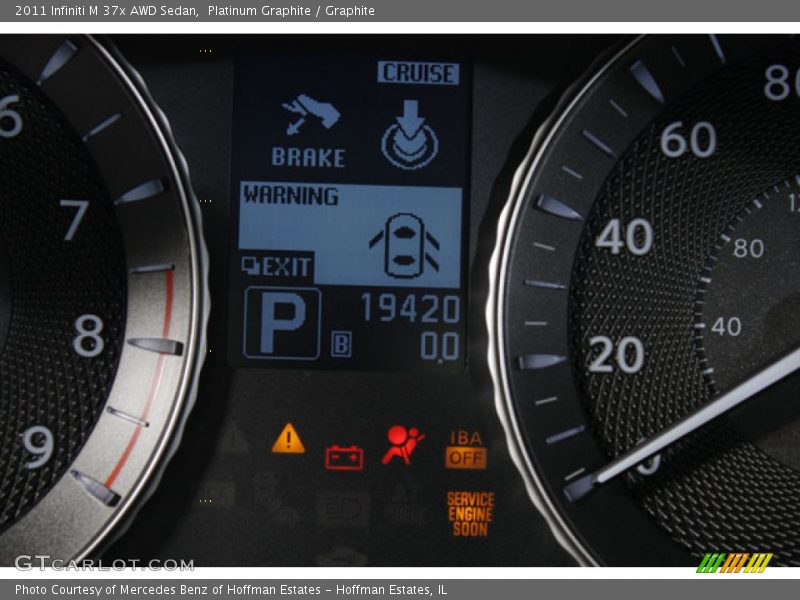 Platinum Graphite / Graphite 2011 Infiniti M 37x AWD Sedan
