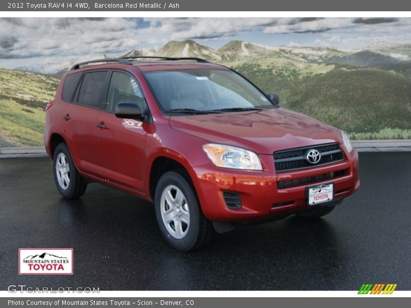 Barcelona Red Metallic / Ash 2012 Toyota RAV4 I4 4WD