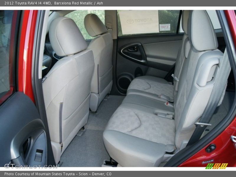  2012 RAV4 I4 4WD Ash Interior