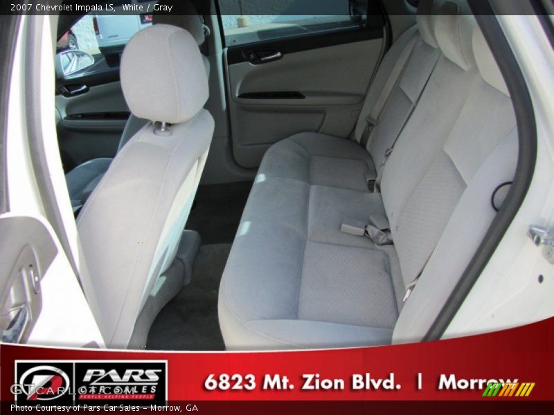 White / Gray 2007 Chevrolet Impala LS