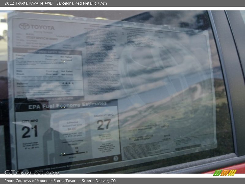 Barcelona Red Metallic / Ash 2012 Toyota RAV4 I4 4WD