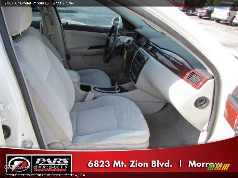 White / Gray 2007 Chevrolet Impala LS