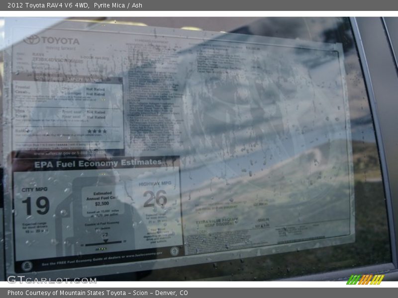 Pyrite Mica / Ash 2012 Toyota RAV4 V6 4WD