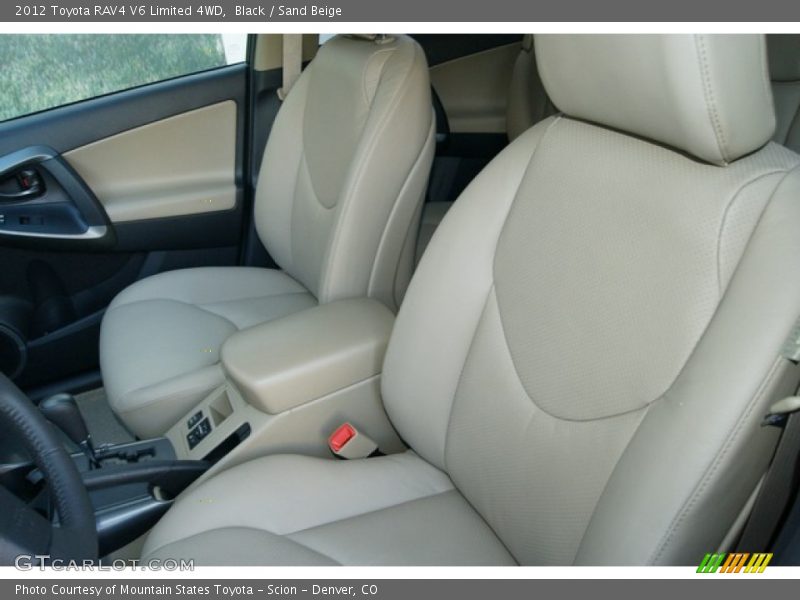 Black / Sand Beige 2012 Toyota RAV4 V6 Limited 4WD