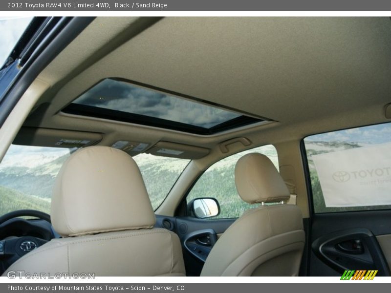 Black / Sand Beige 2012 Toyota RAV4 V6 Limited 4WD