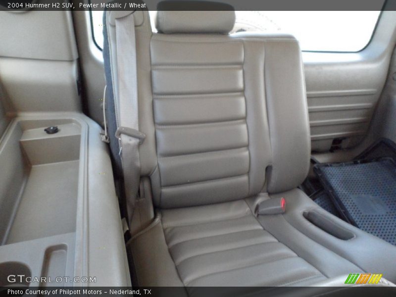 Rear Seat of 2004 H2 SUV