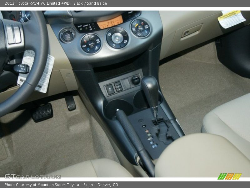 Black / Sand Beige 2012 Toyota RAV4 V6 Limited 4WD