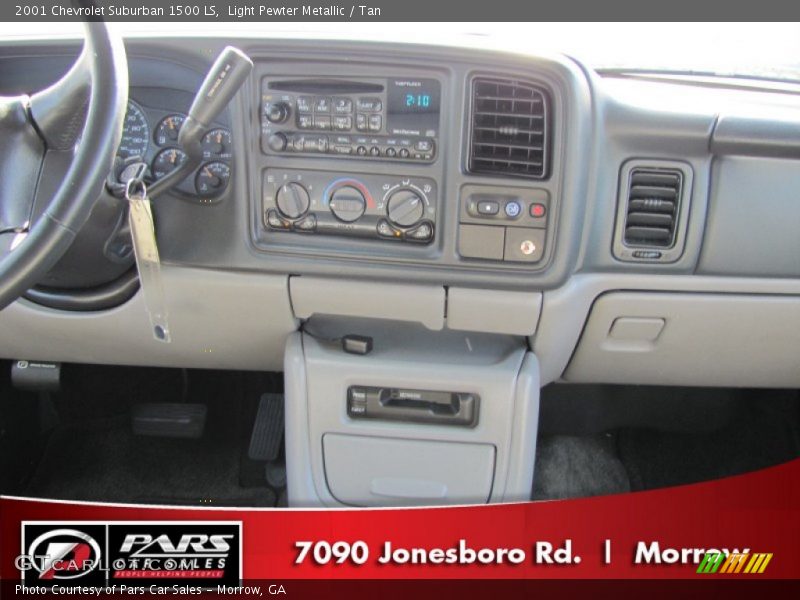Light Pewter Metallic / Tan 2001 Chevrolet Suburban 1500 LS