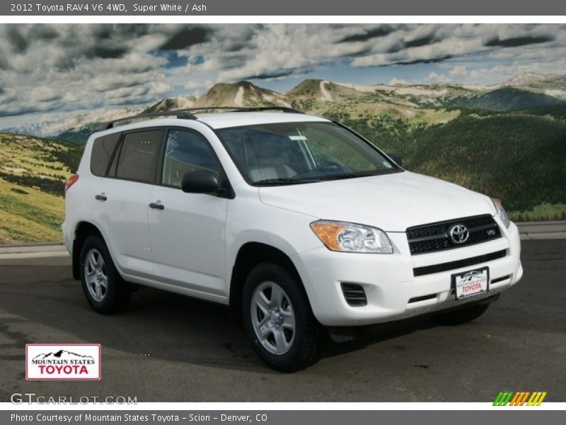 Super White / Ash 2012 Toyota RAV4 V6 4WD