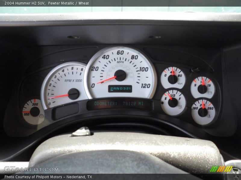  2004 H2 SUV SUV Gauges