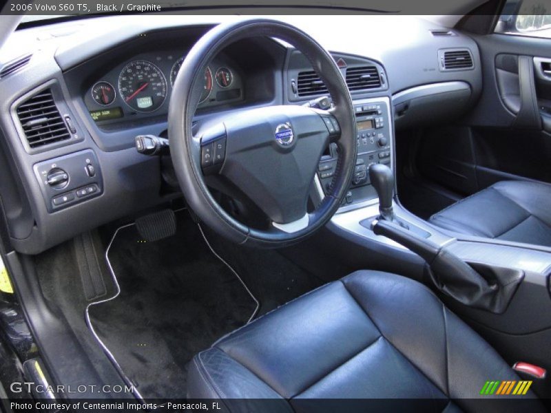  2006 S60 T5 Graphite Interior