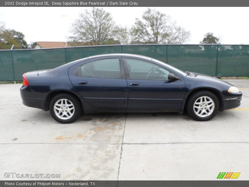 Deep Sapphire Blue Pearlcoat / Dark Slate Gray 2002 Dodge Intrepid SE