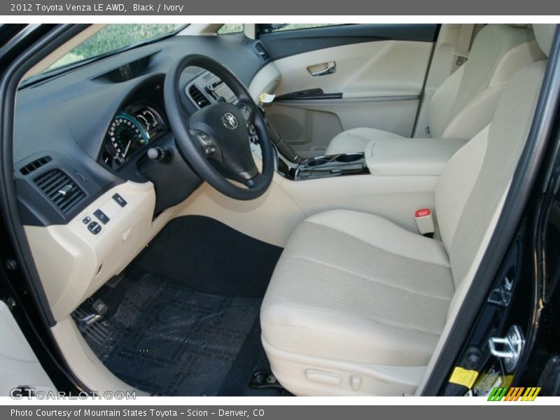  2012 Venza LE AWD Ivory Interior