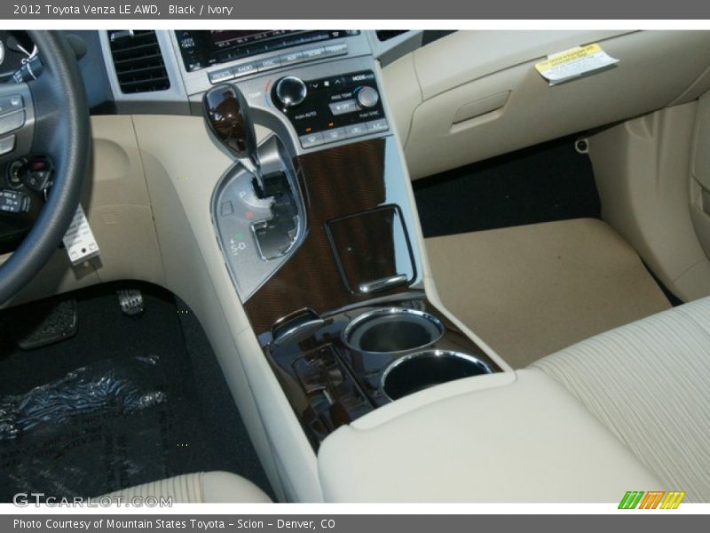 Black / Ivory 2012 Toyota Venza LE AWD