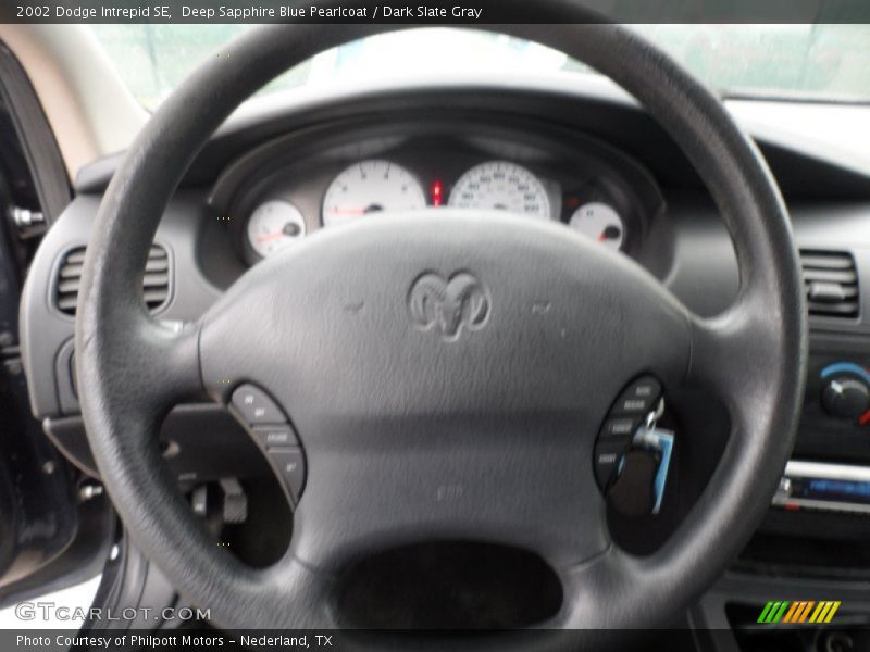 Deep Sapphire Blue Pearlcoat / Dark Slate Gray 2002 Dodge Intrepid SE