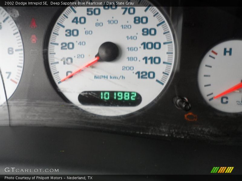 Deep Sapphire Blue Pearlcoat / Dark Slate Gray 2002 Dodge Intrepid SE