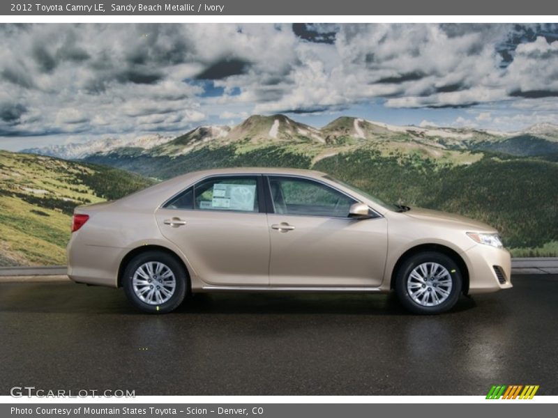 Sandy Beach Metallic / Ivory 2012 Toyota Camry LE
