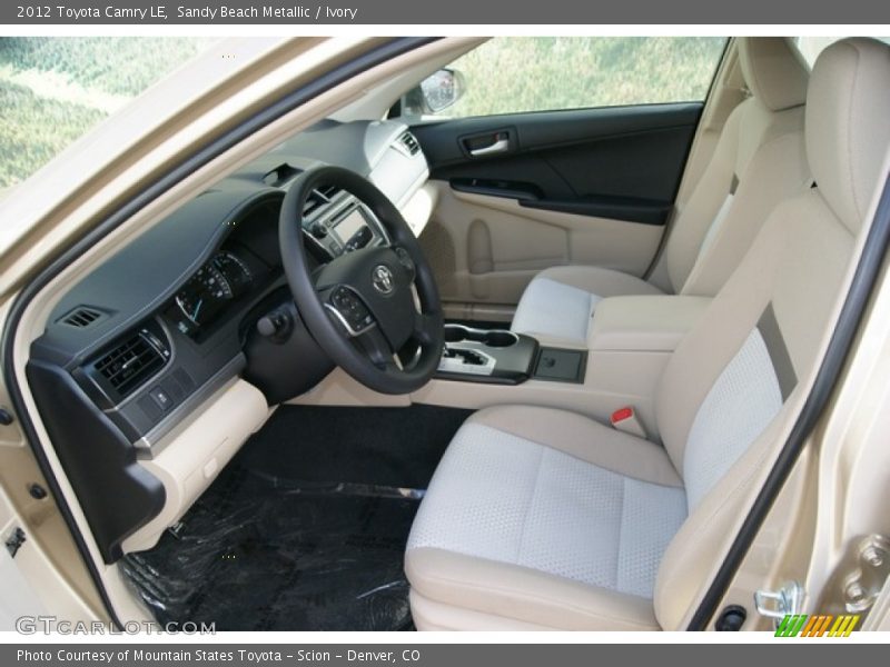 Sandy Beach Metallic / Ivory 2012 Toyota Camry LE