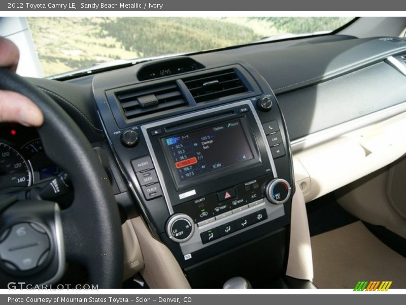 Sandy Beach Metallic / Ivory 2012 Toyota Camry LE