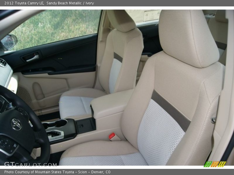 Sandy Beach Metallic / Ivory 2012 Toyota Camry LE