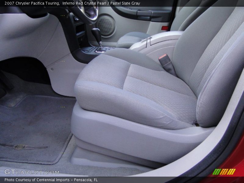 Inferno Red Crystal Pearl / Pastel Slate Gray 2007 Chrysler Pacifica Touring