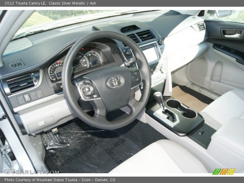 Classic Silver Metallic / Ash 2012 Toyota Camry LE