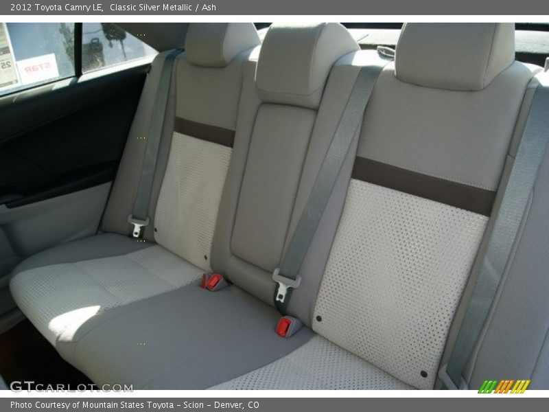 Classic Silver Metallic / Ash 2012 Toyota Camry LE
