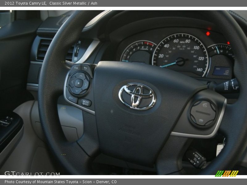 Classic Silver Metallic / Ash 2012 Toyota Camry LE