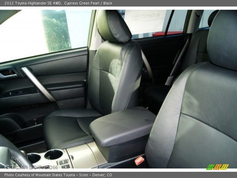 Cypress Green Pearl / Black 2012 Toyota Highlander SE 4WD