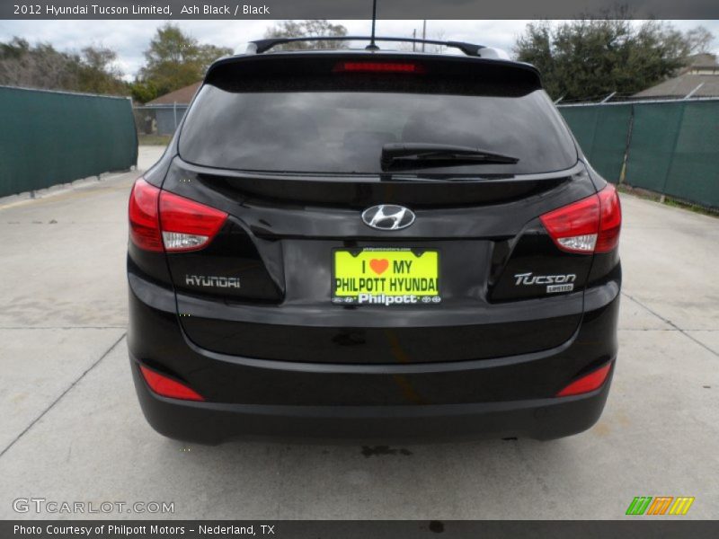 Ash Black / Black 2012 Hyundai Tucson Limited