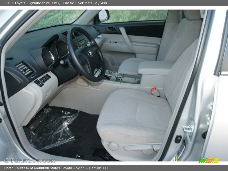 Classic Silver Metallic / Ash 2012 Toyota Highlander V6 4WD