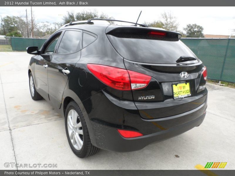 Ash Black / Black 2012 Hyundai Tucson Limited