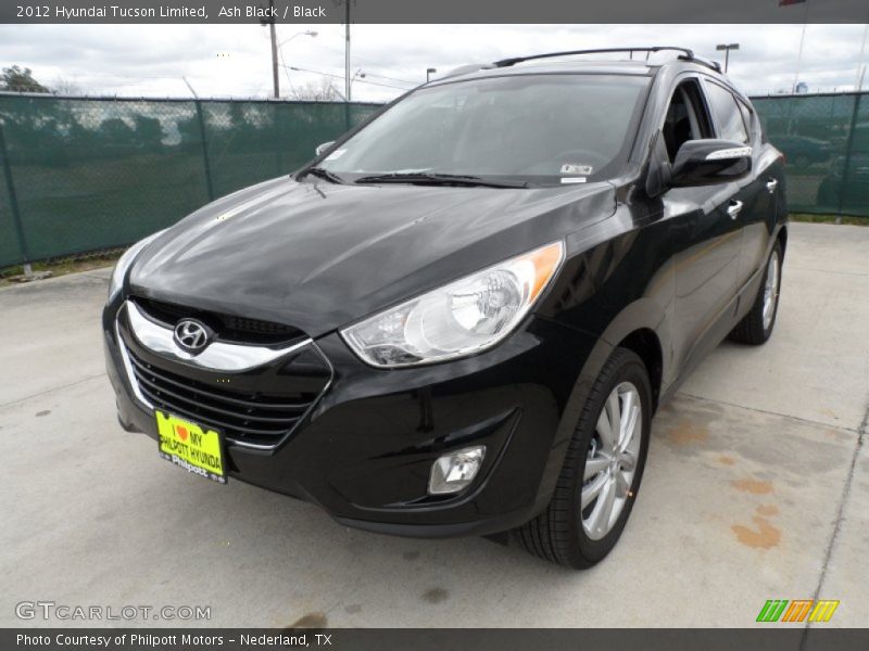 Ash Black / Black 2012 Hyundai Tucson Limited