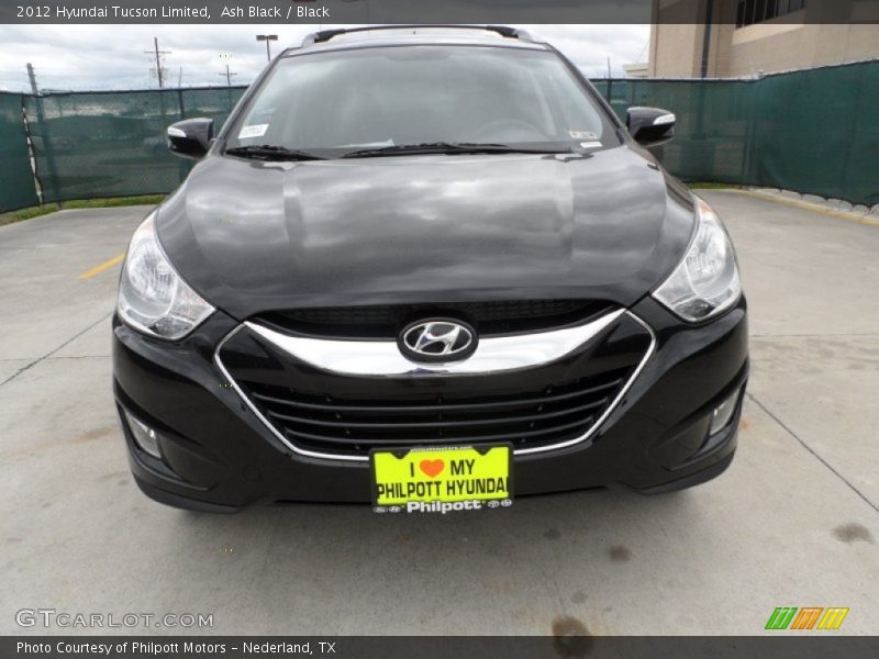 Ash Black / Black 2012 Hyundai Tucson Limited