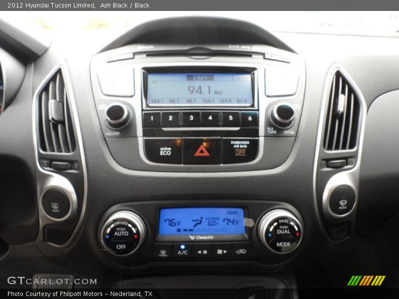 Ash Black / Black 2012 Hyundai Tucson Limited