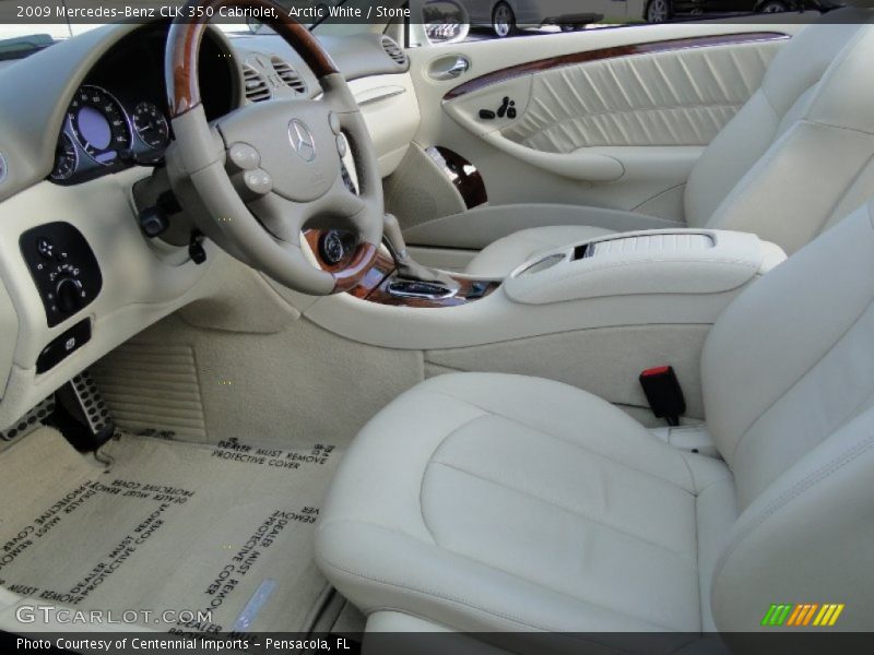  2009 CLK 350 Cabriolet Stone Interior