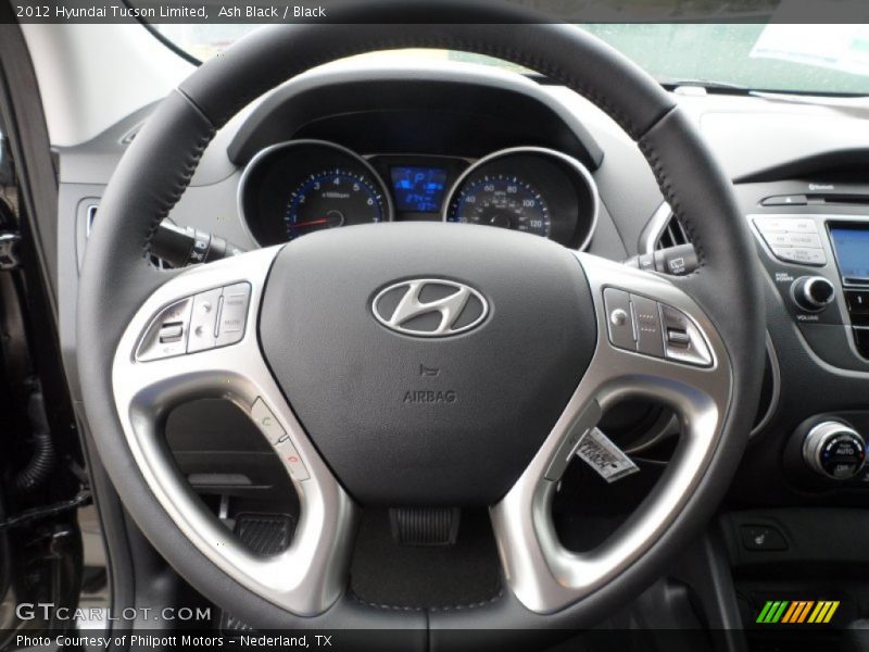 Ash Black / Black 2012 Hyundai Tucson Limited