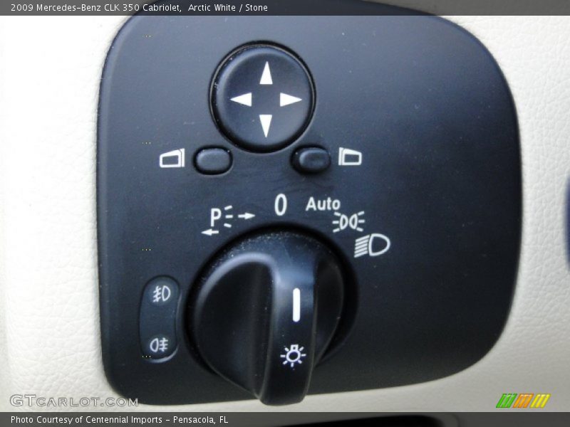 Controls of 2009 CLK 350 Cabriolet