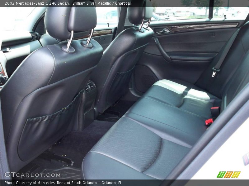 Brilliant Silver Metallic / Charcoal 2003 Mercedes-Benz C 240 Sedan