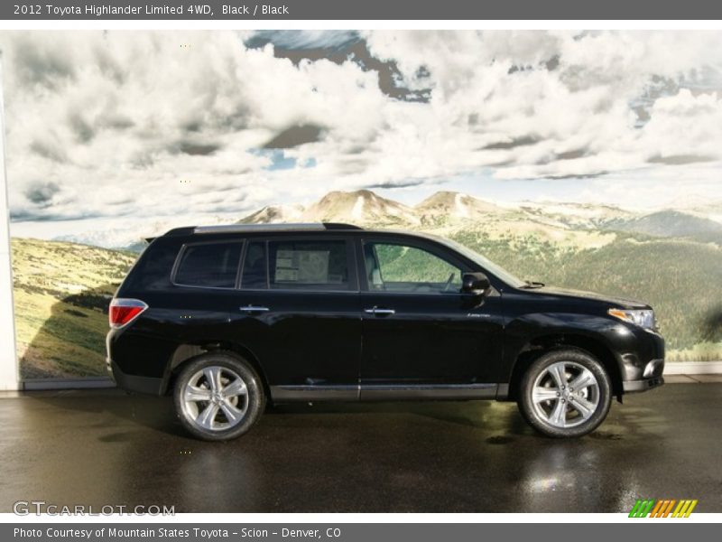 Black / Black 2012 Toyota Highlander Limited 4WD