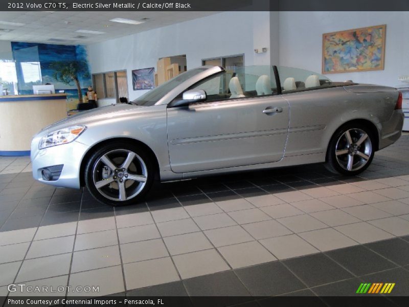 Electric Silver Metallic / Calcite/Off Black 2012 Volvo C70 T5