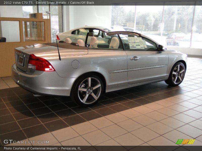 Electric Silver Metallic / Calcite/Off Black 2012 Volvo C70 T5
