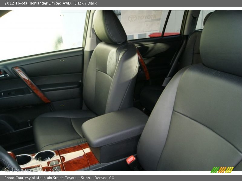 Black / Black 2012 Toyota Highlander Limited 4WD