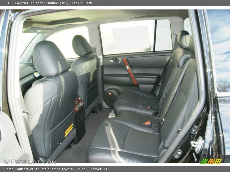 Black / Black 2012 Toyota Highlander Limited 4WD