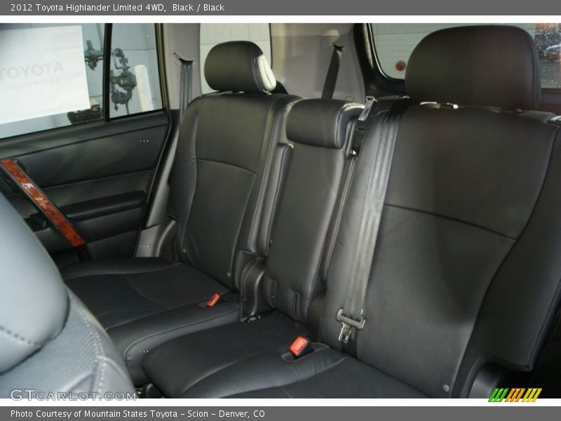 Black / Black 2012 Toyota Highlander Limited 4WD
