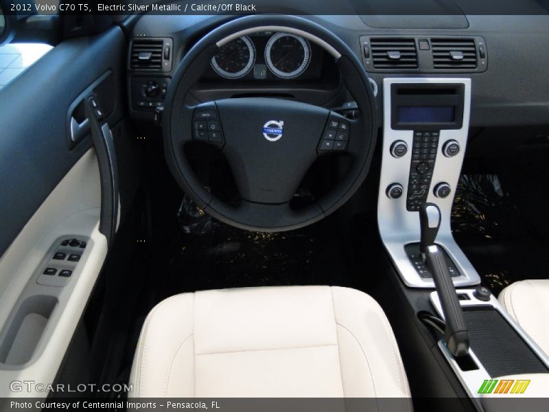 Electric Silver Metallic / Calcite/Off Black 2012 Volvo C70 T5