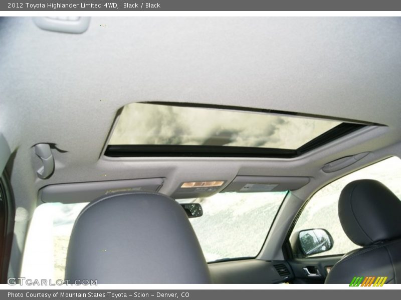 Black / Black 2012 Toyota Highlander Limited 4WD