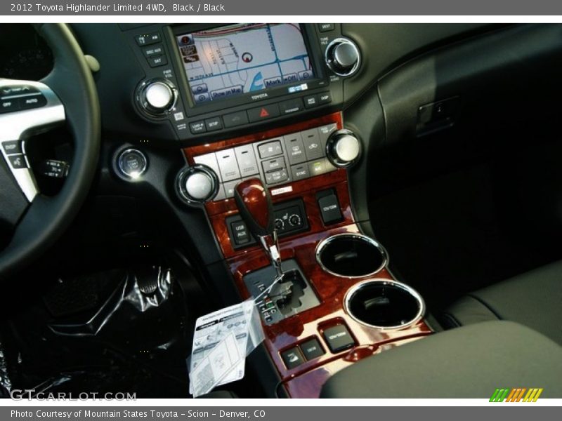 Black / Black 2012 Toyota Highlander Limited 4WD