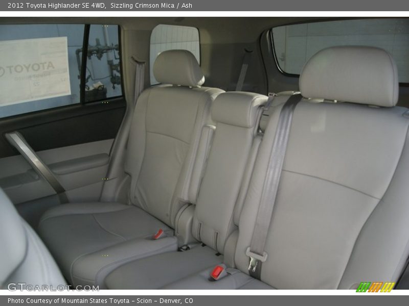 Sizzling Crimson Mica / Ash 2012 Toyota Highlander SE 4WD
